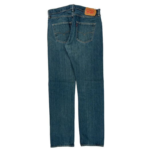 501 Levis Jeans - 33W 34L Blue Cotton