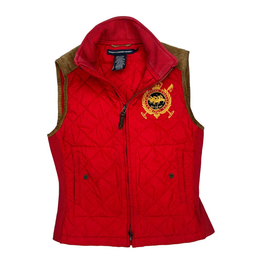 Ralph Lauren Sport Gilet - Small Red Polyester