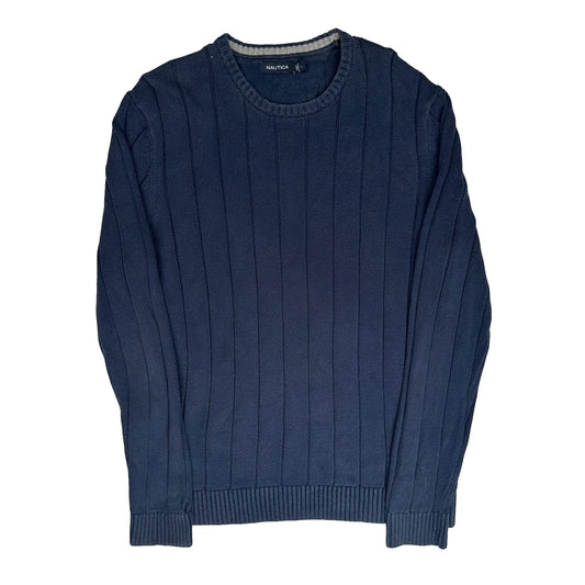 Nautica Jumper - Large Navy Cotton