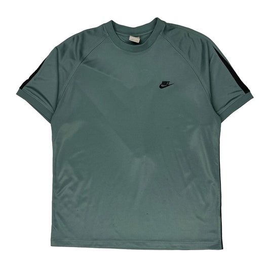 Nike T-Shirt - Large Green Polyester