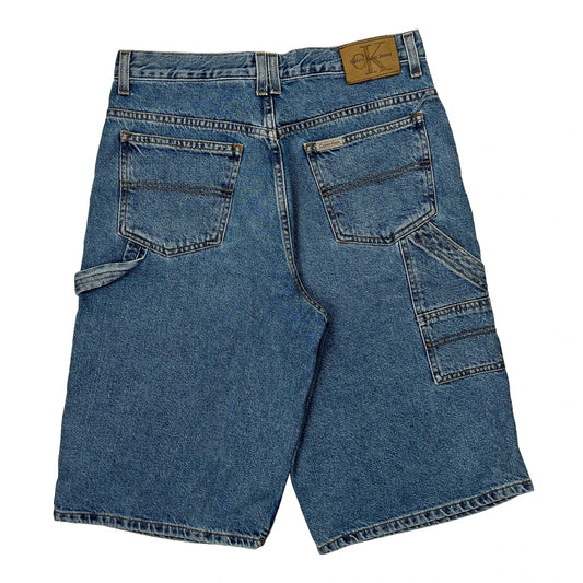 Calvin Klein Jeans Denim Shorts - 29W 11L Blue Cotton
