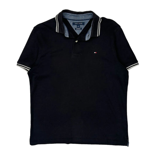 Tommy Hilfiger Polo Shirt - Medium Navy Cotton