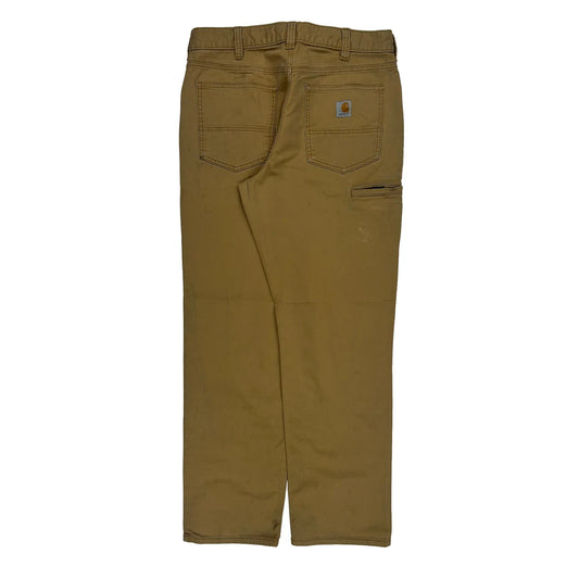 Carhartt Carpenter Trousers - 34W 32L Brown Cotton