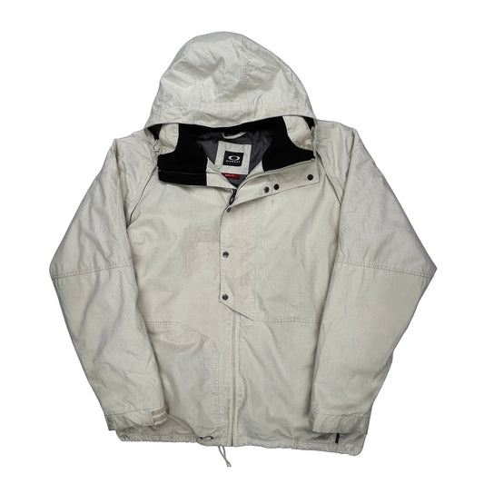 Thinsulate Insulation Oakley Ski Jacket - 2XL White Polyester