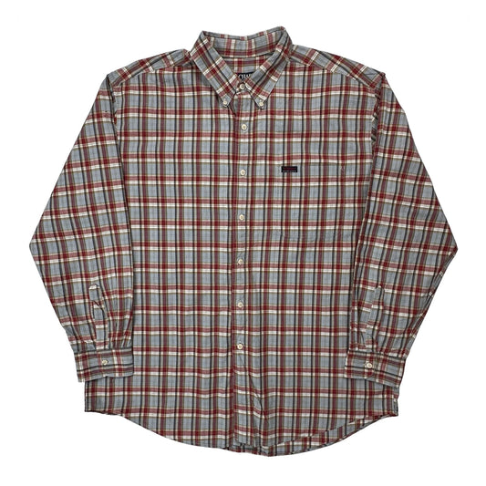 Chaps Ralph Lauren Checked Shirt - XL Red Cotton