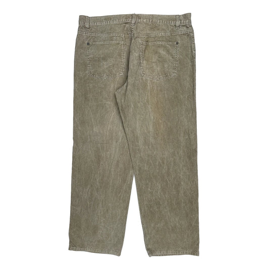 Calvin Klein Jeans Cord Trousers - 40″ Waist Beige Cotton