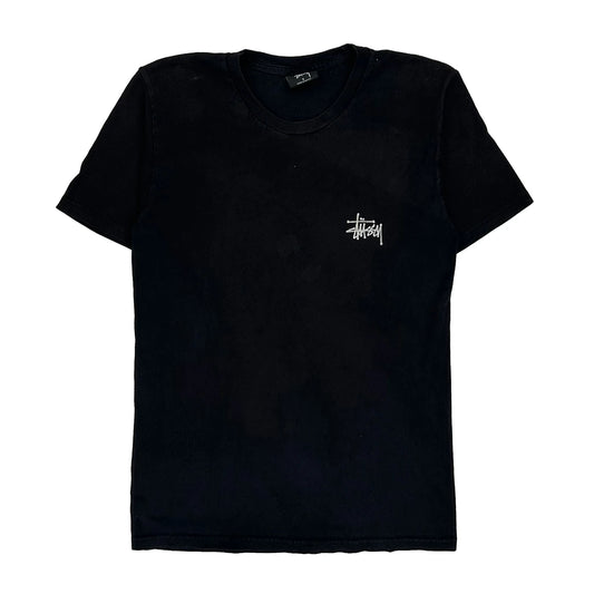 Vintage Stussy T-Shirt - Small Black Cotton