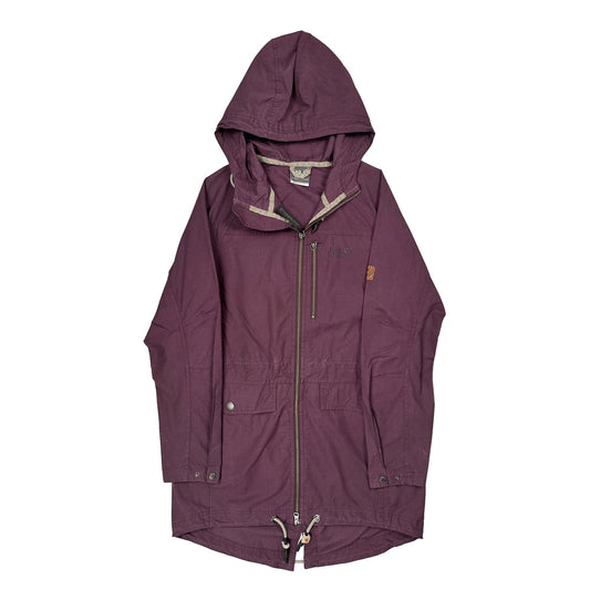 Jack Wolfskin Waterproof Jacket - Medium Purple Cotton