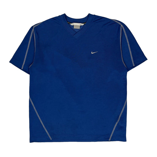 Nike T-Shirt - Medium Blue Polyester