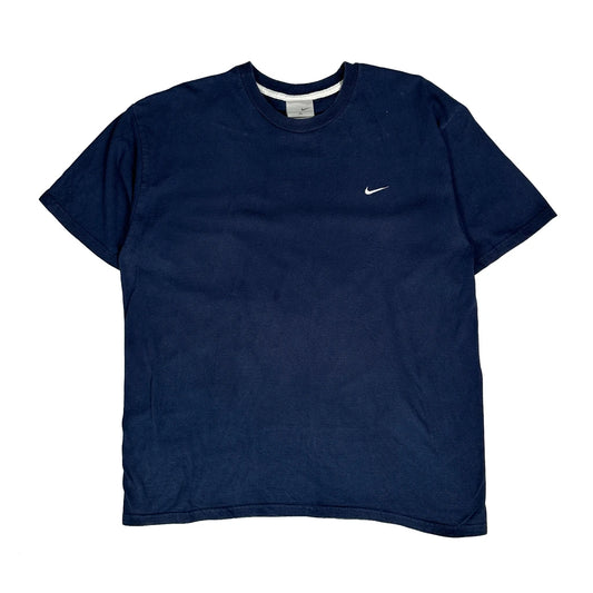 Nike T-Shirt - XL Navy Cotton
