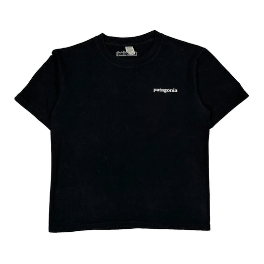 Patagonia Graphic T-Shirt - Large Black Cotton