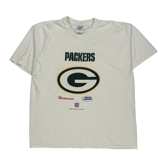 Green Bay Packers Gildan Nfl T-Shirt - XL White Cotton