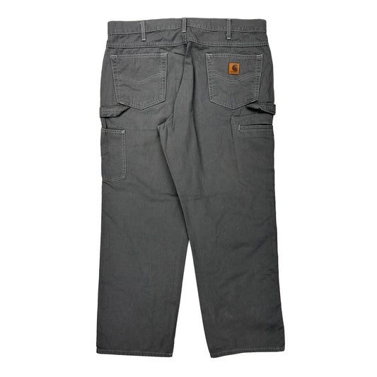 Carhartt Cargo Carpenter Trousers - 38W 30L Grey Cotton