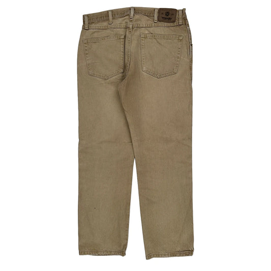 Wrangler Jeans - 33W 30L Beige Cotton