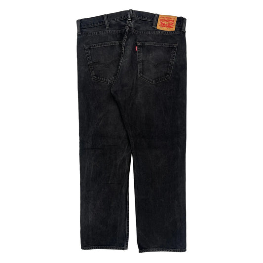 Levis 501 Jeans - 38W 30L Black Cotton