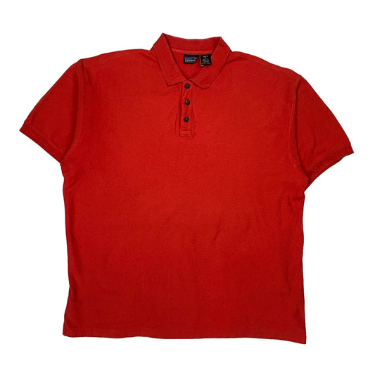Patagonia Polo Shirt - XL Red Cotton
