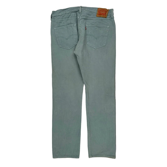 501 Levis Jeans - 34W 31L Green Cotton