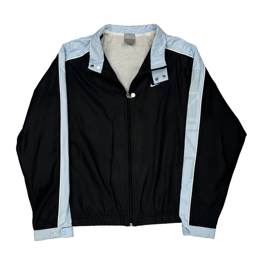 Age 12-13 Nike Track Jacket - Large Black Polyester