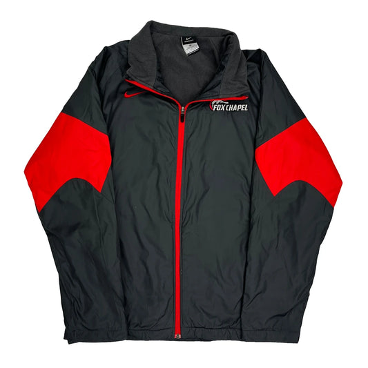 Vintage Fox Chapel Nike Windbreaker - Large Black Polyester