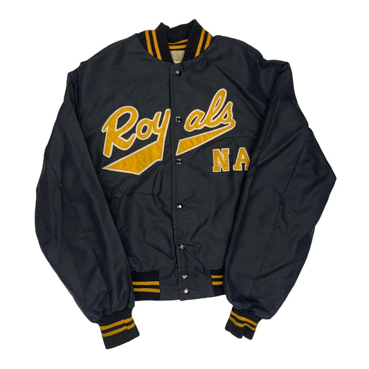 Royals Nfl Varsity Jacket - Large Black Nylon