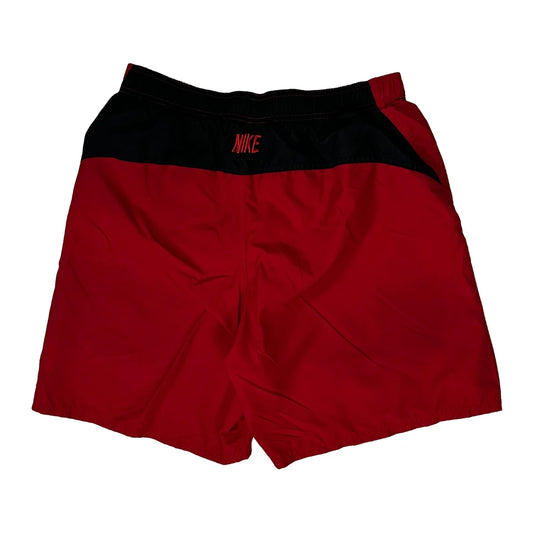 Nike Sport Shorts - XL Red Polyester