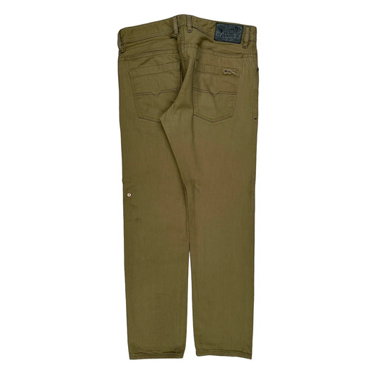 Vintage Diesel Jeans - 34W 31L Khaki Cotton