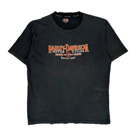 Harley Davidson T-Shirt - XL Black Cotton
