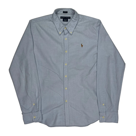 Ralph Lauren Slim Fit Shirt - Medium Blue Cotton