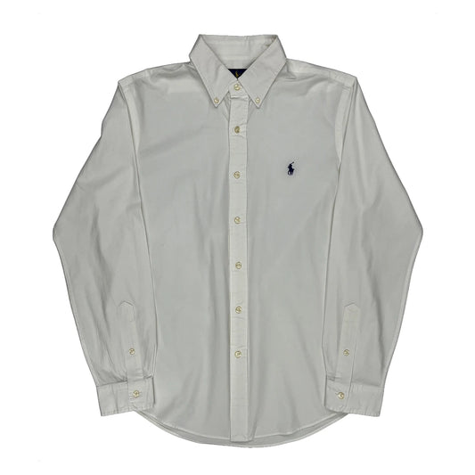 Vintage Ralph Lauren Shirt - Medium White Cotton
