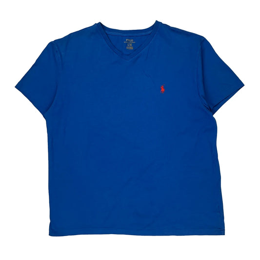 Polo By Ralph Lauren T-Shirt - Large Blue Cotton