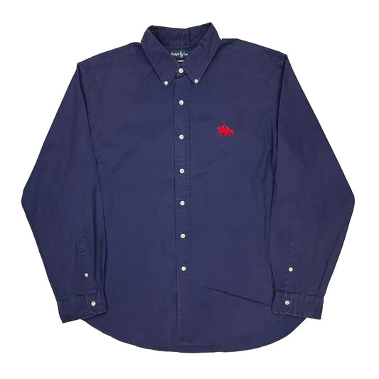 Vintage Ralph Lauren Shirt - 2XL Blue Cotton