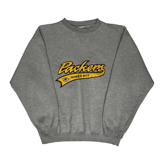 Green Bay Packers Puma Nfl Sweatshirt - Medium Grey Cotton Blend