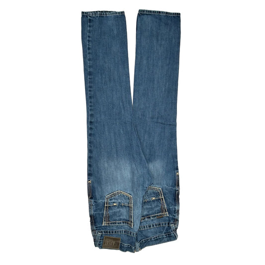 Ariat Boot Cut Jeans - 33W 34L Blue Denim