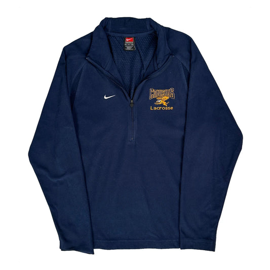 Canisius Lacrosse Nike College 1/4 Zip - Small Navy Polyester