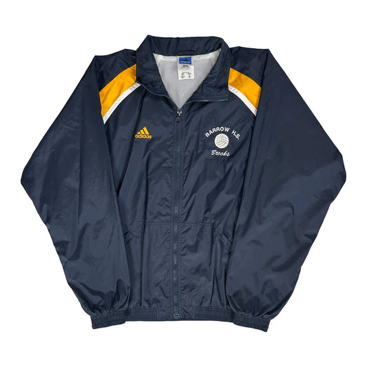 Vintage Barrow H.S. Brooks Adidas Windbreaker - Medium Navy Polyester