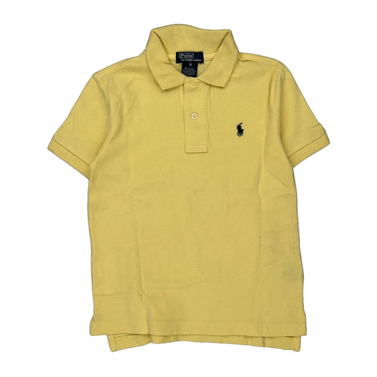 Age 5 Polo By Ralph Lauren Polo Shirt - Small Yellow Cotton