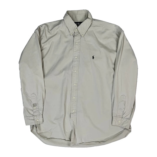 Blake Ralph Lauren Shirt - XL Beige Cotton