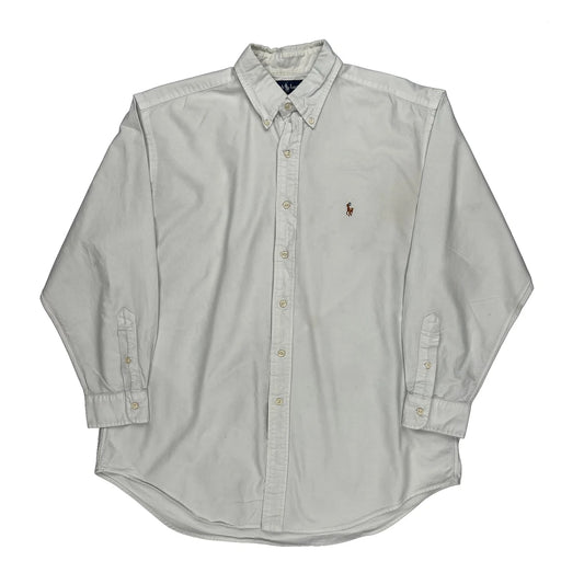 Ralph Lauren Shirt - Large White Cotton