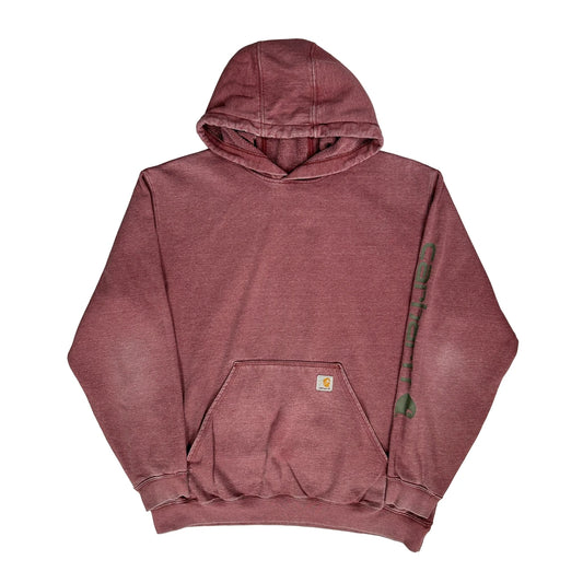 Carhartt Hoodie - XL Burgundy Cotton