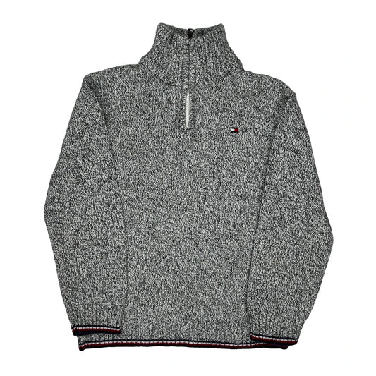Age 6 Tommy Hilfiger 1/4 Zip - XS Grey Cotton