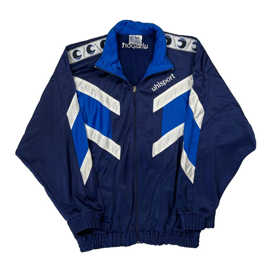 Uhlsport Track Jacket - Medium Blue Polyester