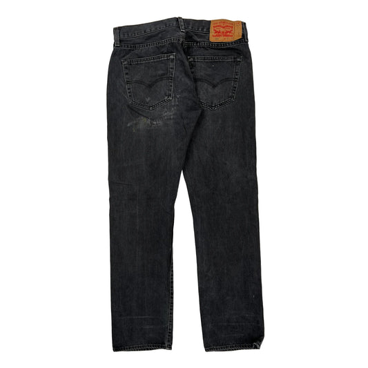 Levis 501 Jeans - 32W 31L Black Cotton