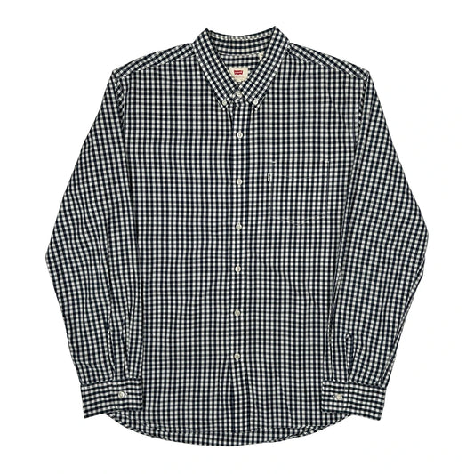 Levis Checked Shirt - XL Black & White Cotton