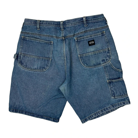 Key Denim Shorts - 34W 10L Blue Denim