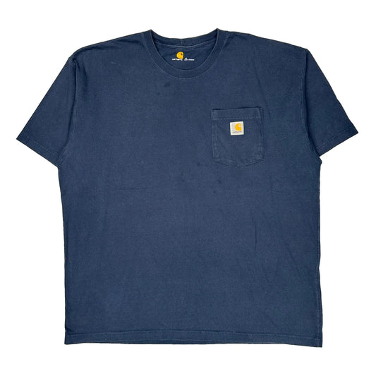 Carhartt Graphic T-Shirt - XL Navy Cotton