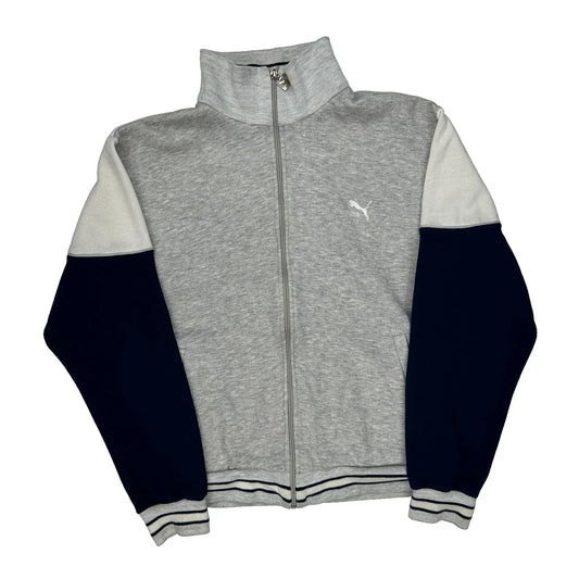 Puma Track Jacket - XL Gray Cotton