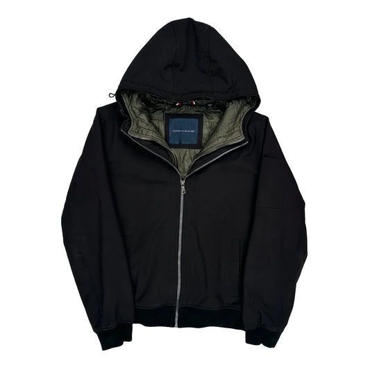 Tommy Hilfiger Jacket - Small Black Polyester