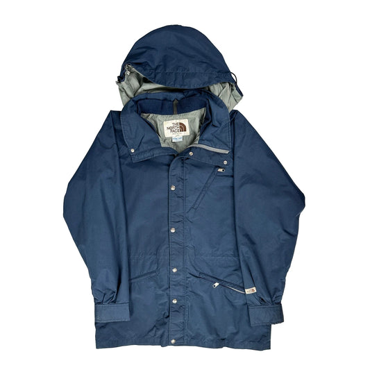 80S Made In USA The North Face Gore-Tex Waterproof Jacket - Large Blue Gore-Tex