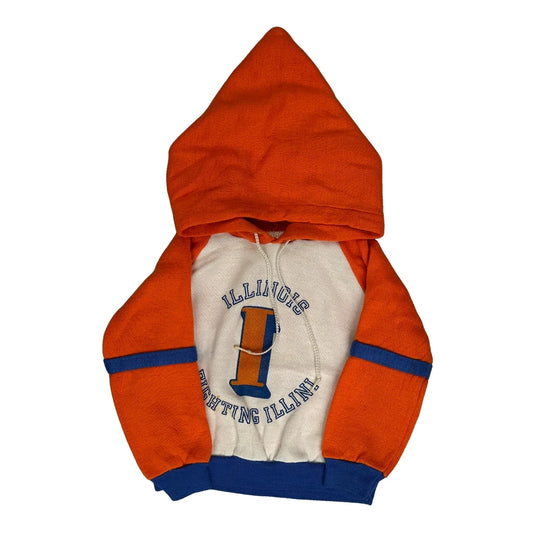 Age 2 Jc Penny College Hoodie - 2XS Orange Cotton Blend