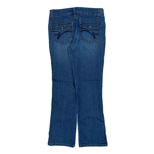 Unbranded Boot Cut Jeans - 31W UK 12 Blue Cotton Blend